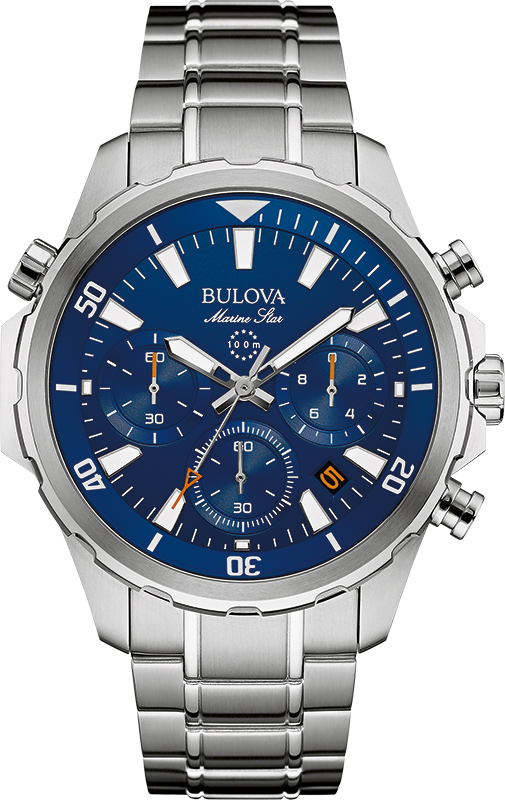 Bulova Marine Star Chronograph Men's Quartz Watch 96B256