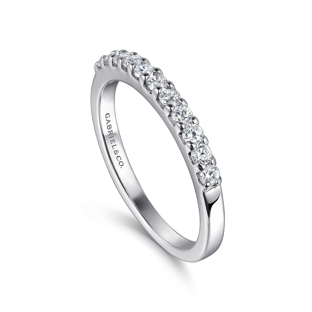 14K White Gold SI G/H 0.24 CTW Diamond Women's Wedding Band