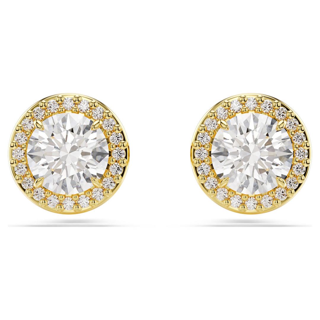 Swarovski Una Angelic Gold-Tone Plated Stud Earrings With Clear Zirconia's 5686637