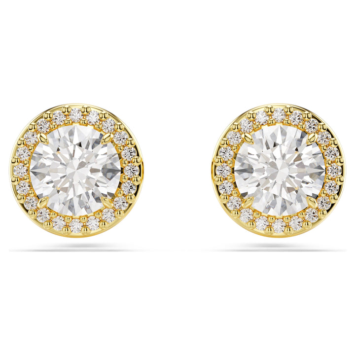 Swarovski Una Angelic Gold-Tone Plated Stud Earrings With Clear Zirconia's 5686637
