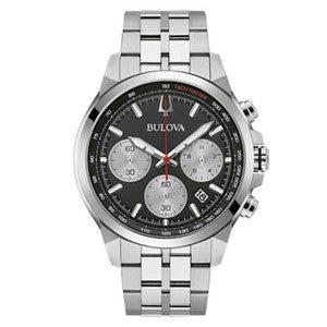 Estate - Men's Stainless Steel Bulova Chronograph Watch