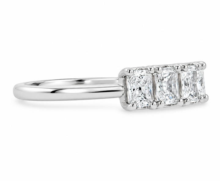 Women's 14K White Gold 1.19 CTW Diamond Anniversary Ring