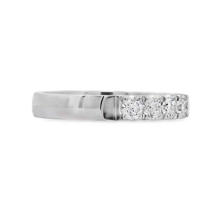 Women's 18K White Gold 1.36 CTW Diamond Anniversary Ring