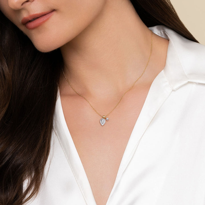 14K Yellow And White Gold 0.33 CTW Diamond 17.5" Necklace