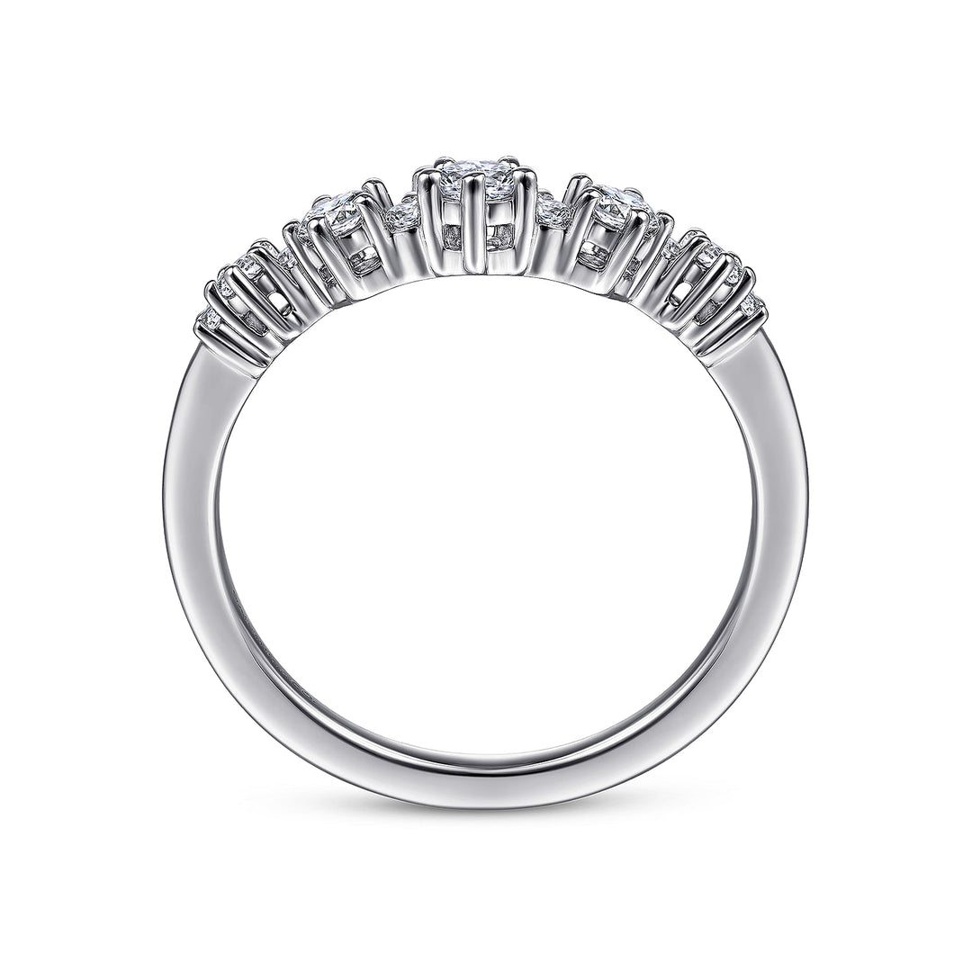 14K White Gold SI G/H 0.43 CTW Diamond Women's Wedding Band