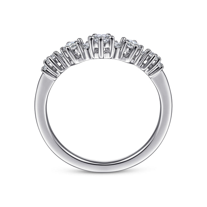 14K White Gold SI G/H 0.43 CTW Diamond Women's Wedding Band