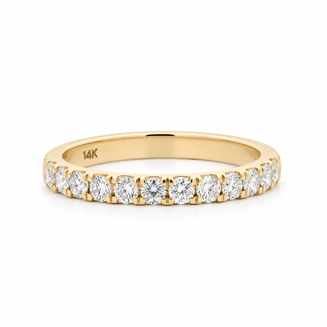 14K Yellow Gold 0.47 CTW LAB Grown Diamond Women's Wedding Band