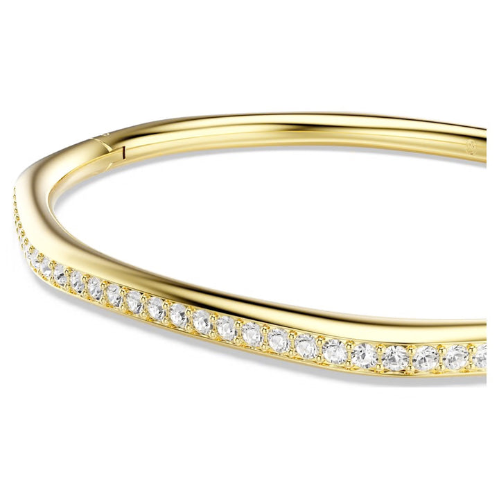 Swarovski Dextera Gold-Tone Plated Bangle With Clear Crystals 5724581