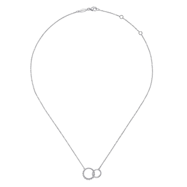Sterling Silver Gabriel & Co. Circle Necklace