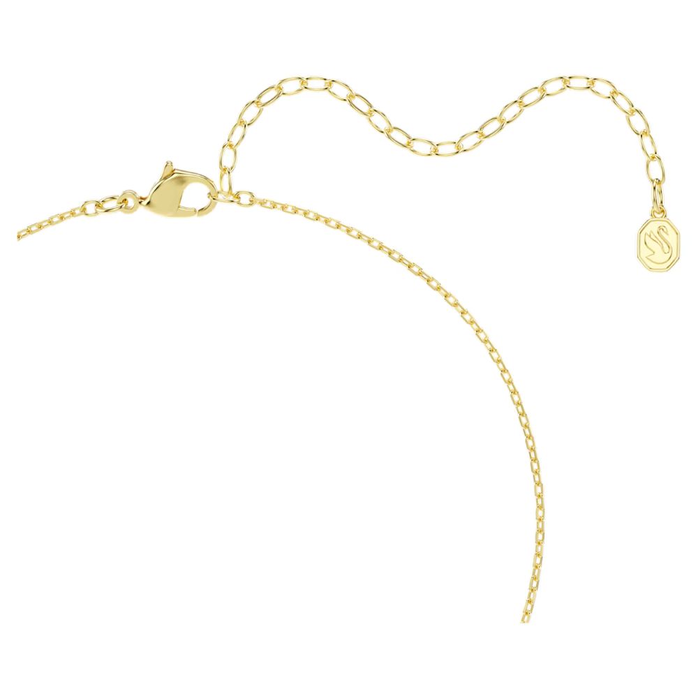 Swarovski Millenia Gold-Tone Plated Green & Clear Crystal Necklace