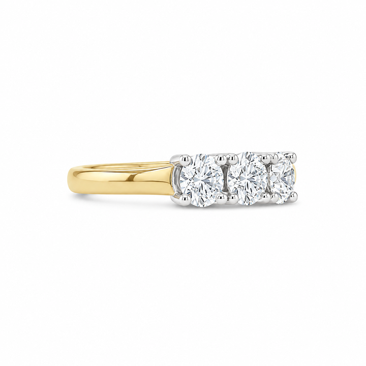 14K Yellow And White Gold 1.56 CTW Diamond Ring