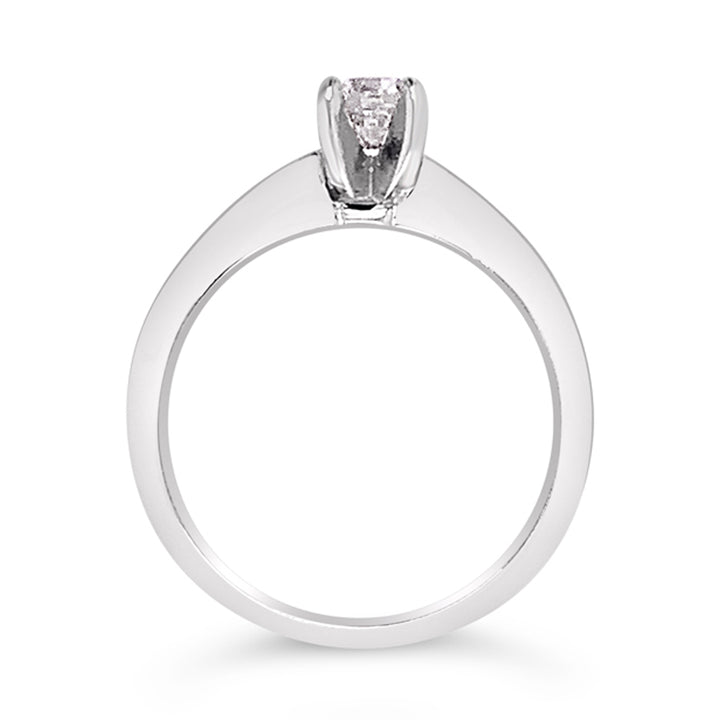 Women's 14K White Gold Solitaire Ring Mount (420-00005)