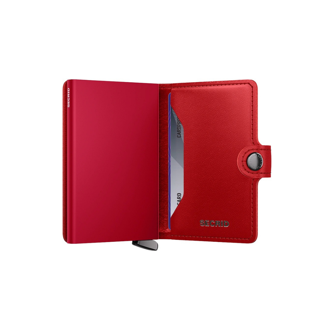 Secrid Premium Emboss Diamond Red Miniwallet