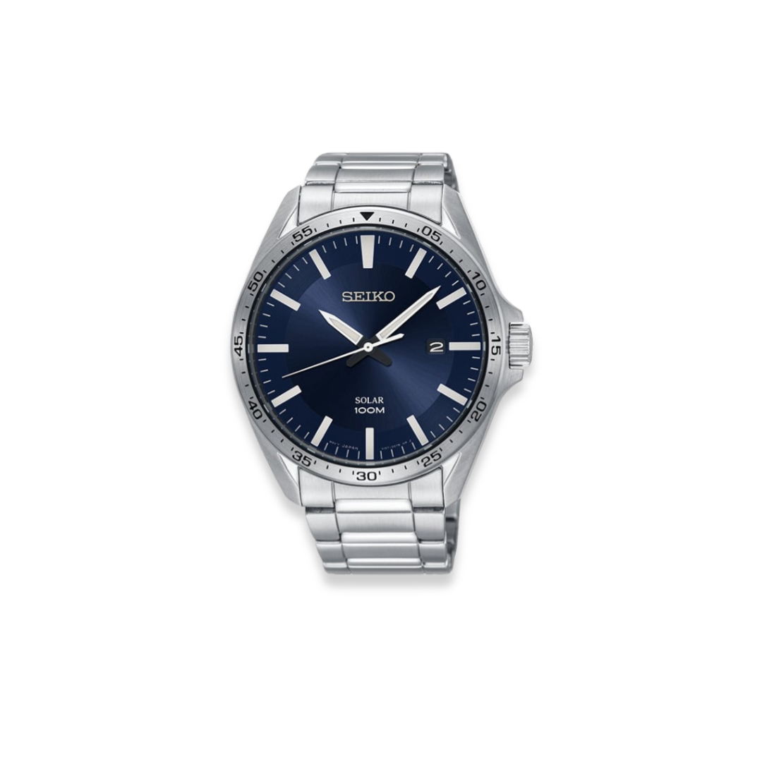 Estate - Men's Stainless Steel Seiko Solar Watch