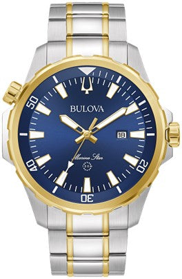 Bulova Marine Star Men's Quartz Watch 98B384