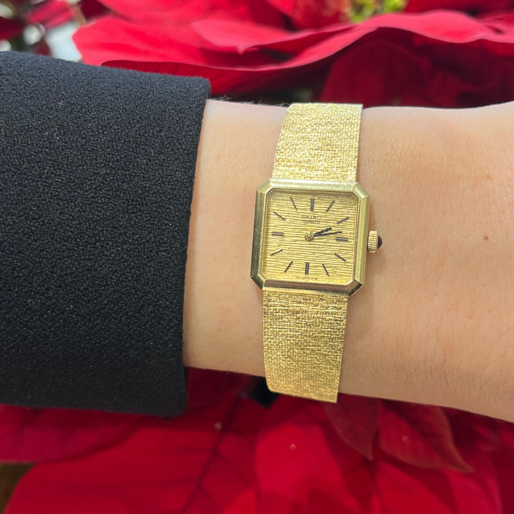 Estate - 14K Yellow Gold Seiko Watch 14-2280-A
