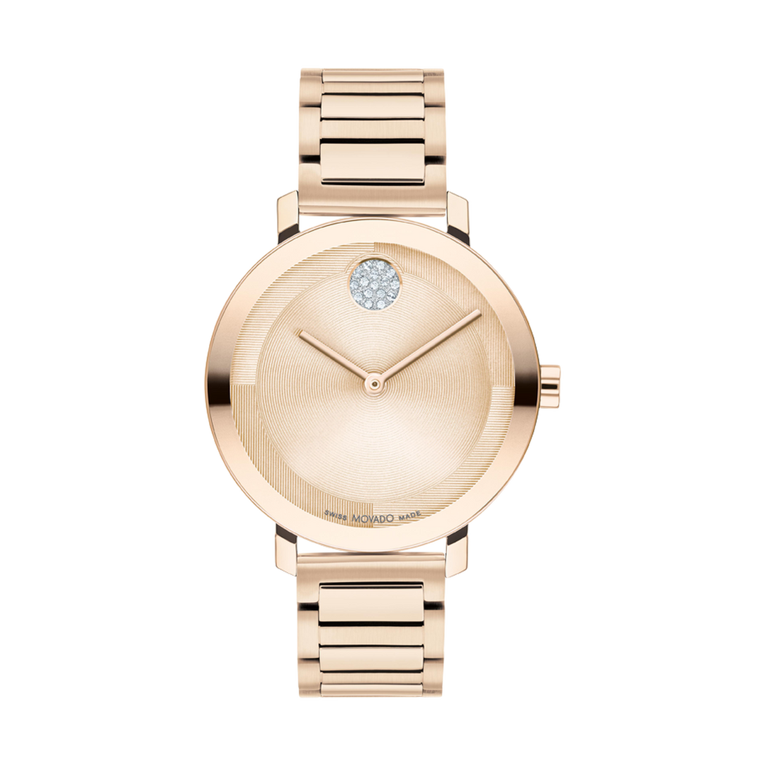 Movado BOLD Evolution 2.0 Women s Rose Gold Tone Watch 3601107