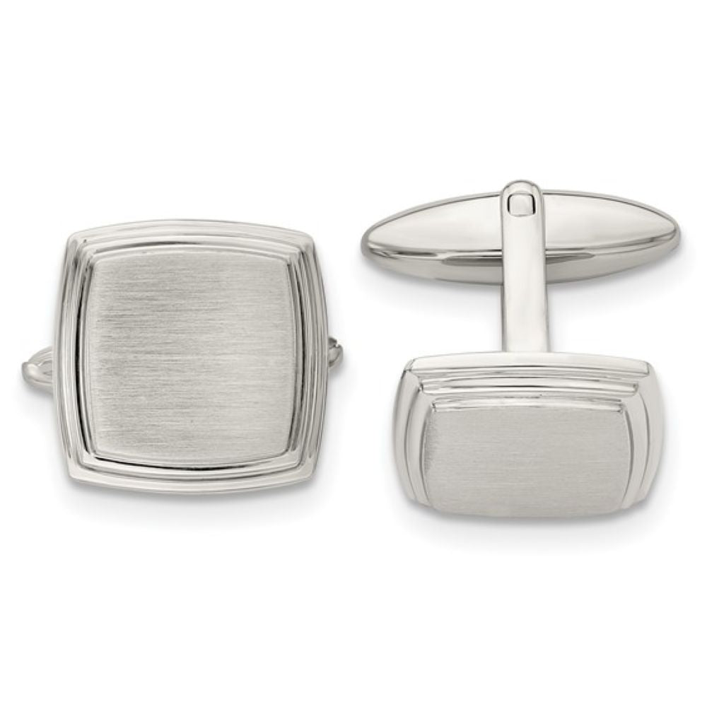 Stainless Steel Square Cuff LInks