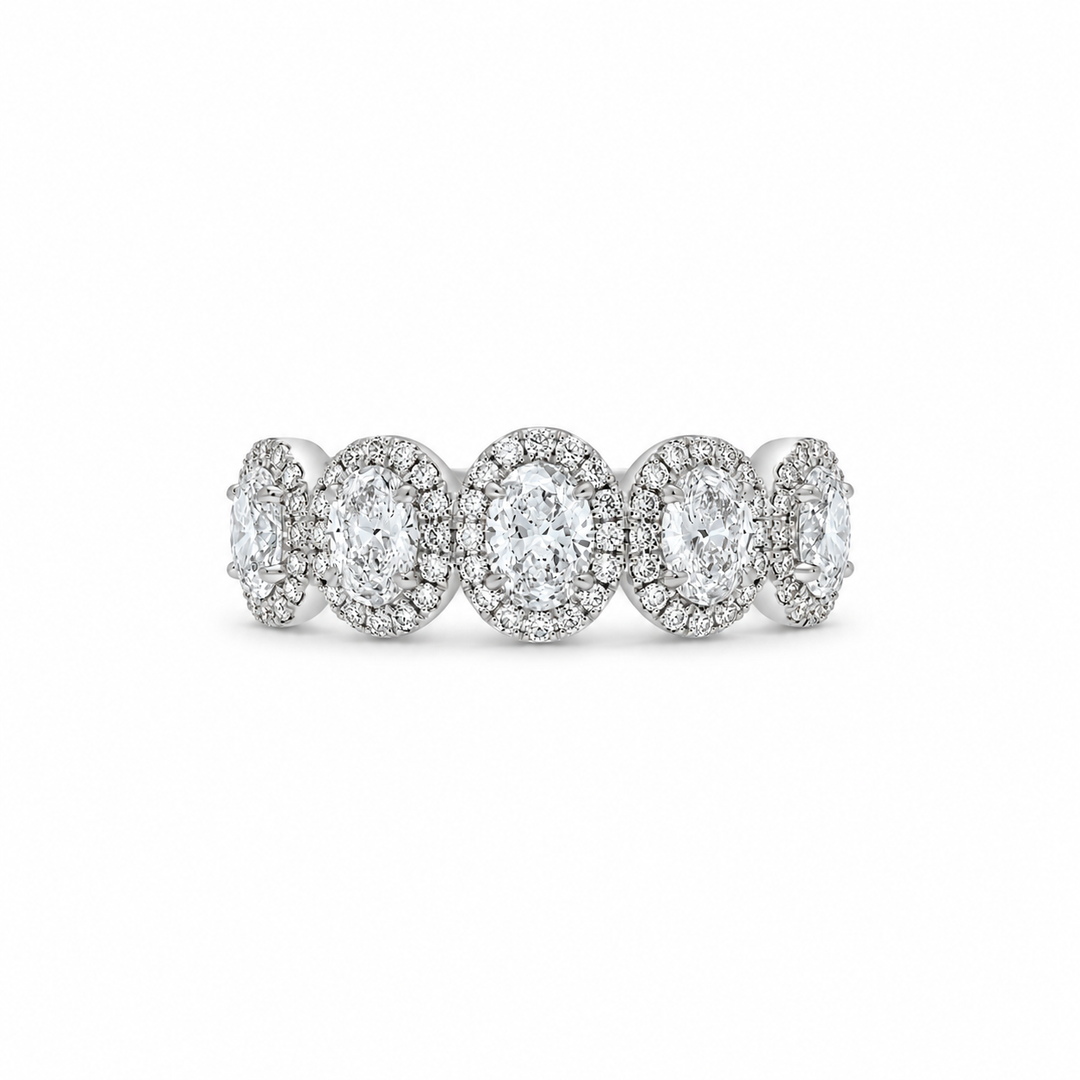 Platinum 0.71 CTW Diamond Woman's Ring