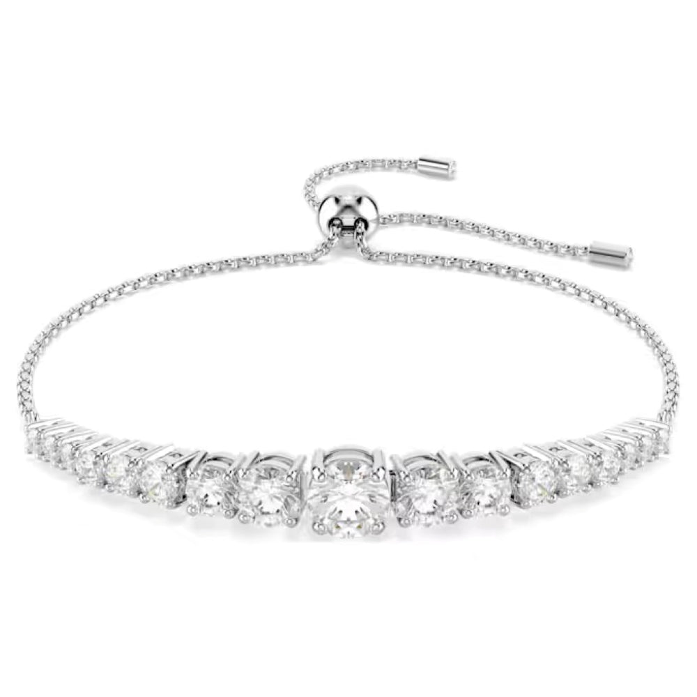 Swarovski Matrix Rhodium Plated Bracelet With Clear Crystals 5690677