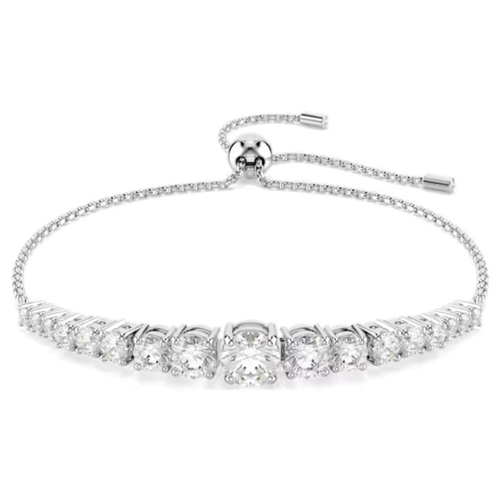 Swarovski Matrix Rhodium Plated Bracelet With Clear Crystals 5690677
