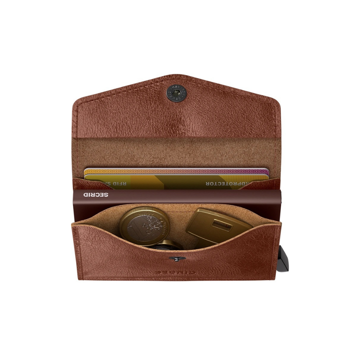 Secrid Vintage Cognac Envelope Wallet