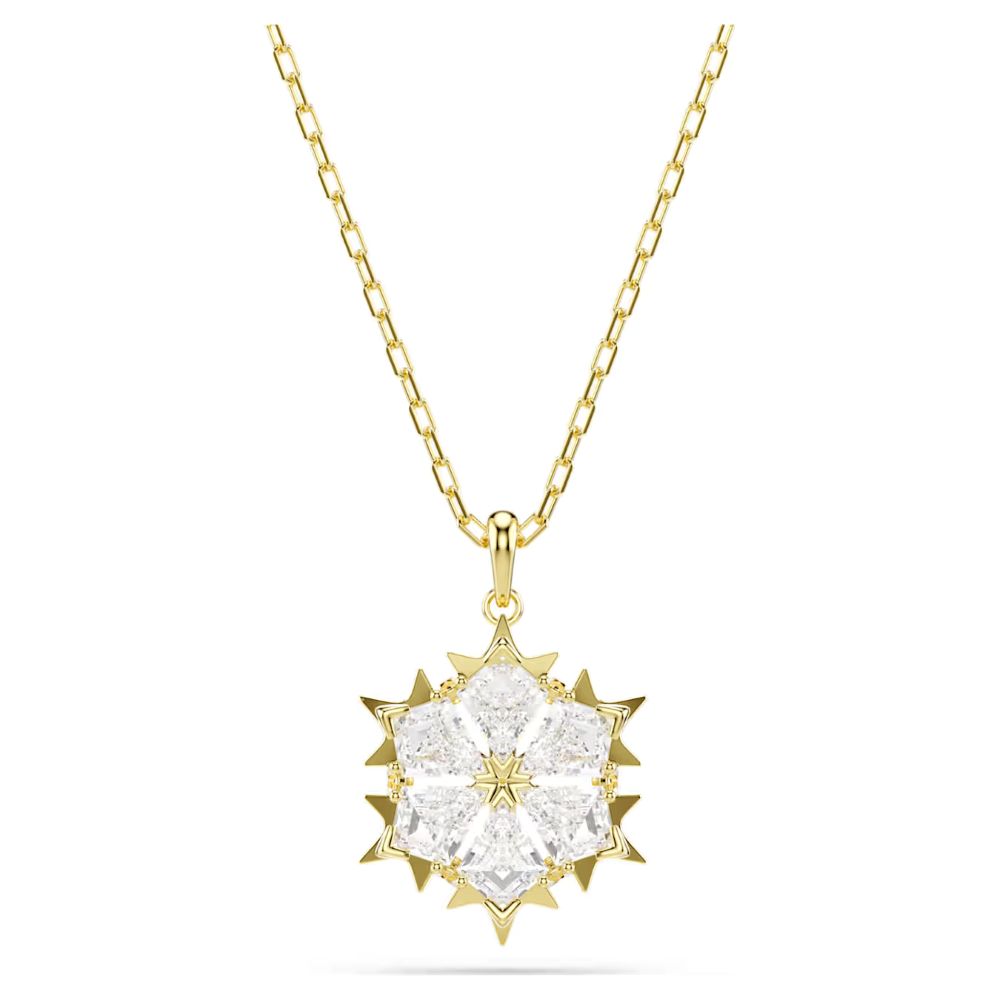 Swarovski Magic Evolution Gold-Tone Plated Snowflake Necklace