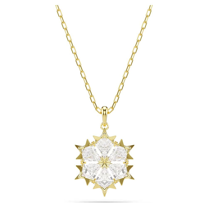 Swarovski Magic Evolution Gold-Tone Plated Snowflake Necklace