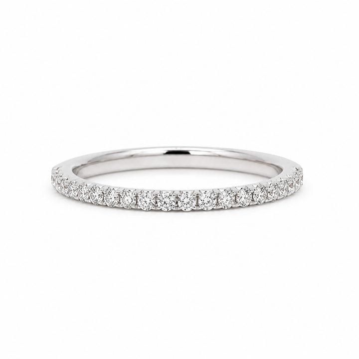 18K White Gold SI2 F/G 0.20 CTW Diamond Women's Wedding Band
