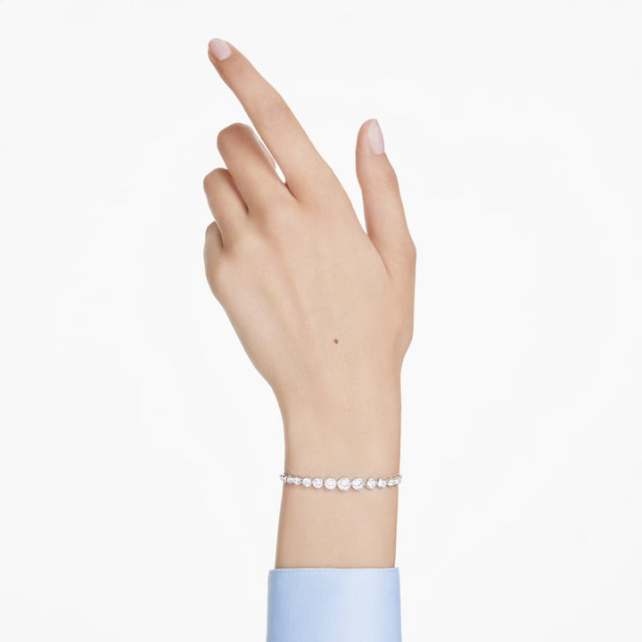 Swarovski Imber Rhodium Plated Bracelet With Clear Crystals 5705451