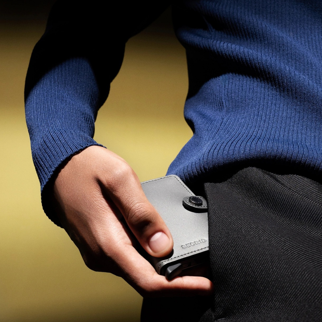 Secrid Matte Satin Steel Miniwallet