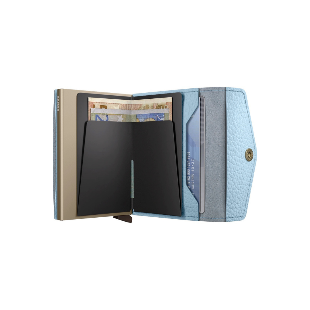 Secrid Pebble Ice Blue Envelope Wallet