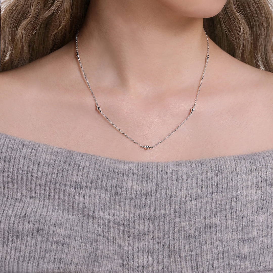 Sterling Silver Gabriel & Co 18" Necklace