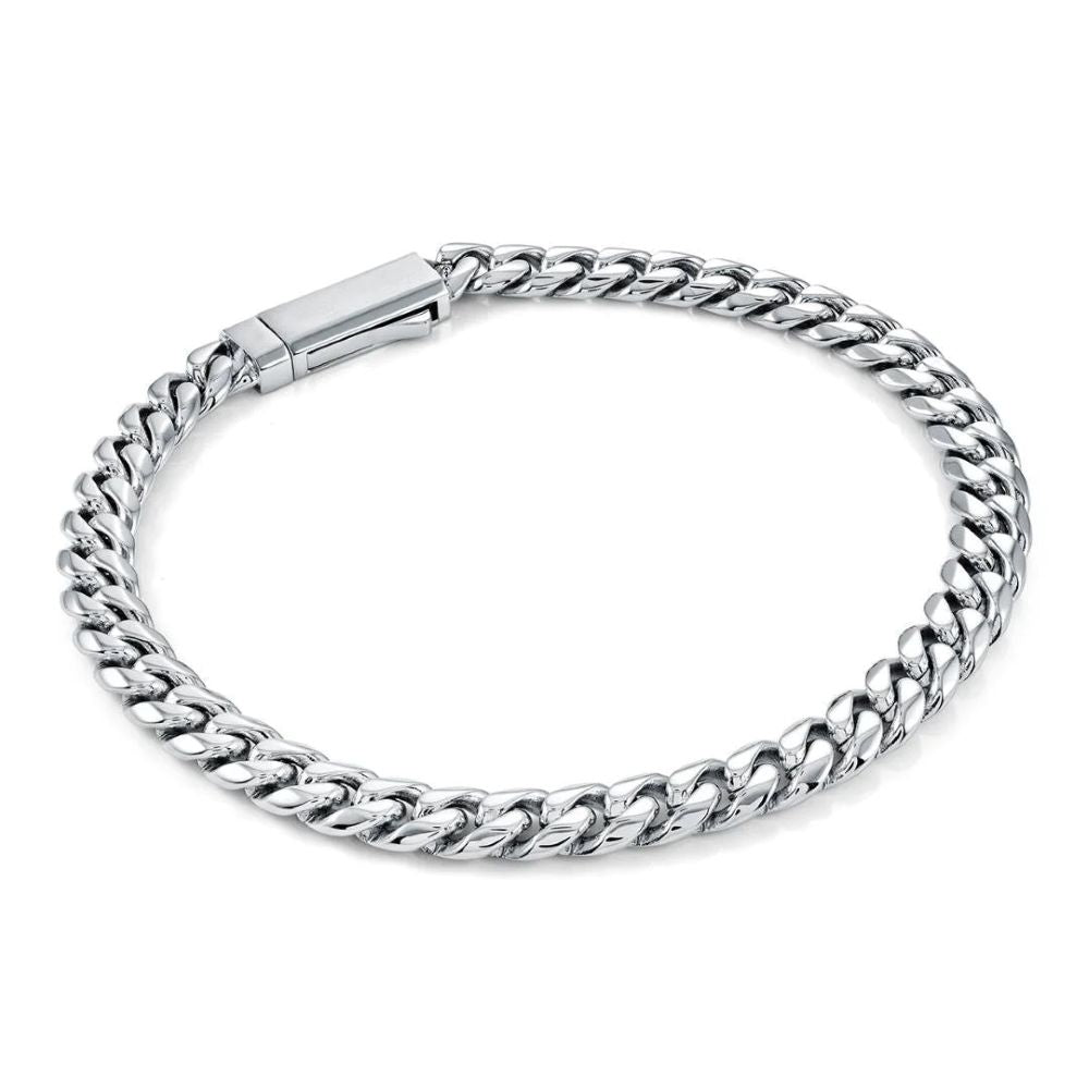 Italgem Stainless Steel 8" Curb Bracelet