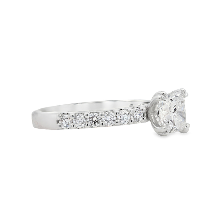 14K White Gold 0.39 CTW Diamond Semi-Mount Engagement Ring