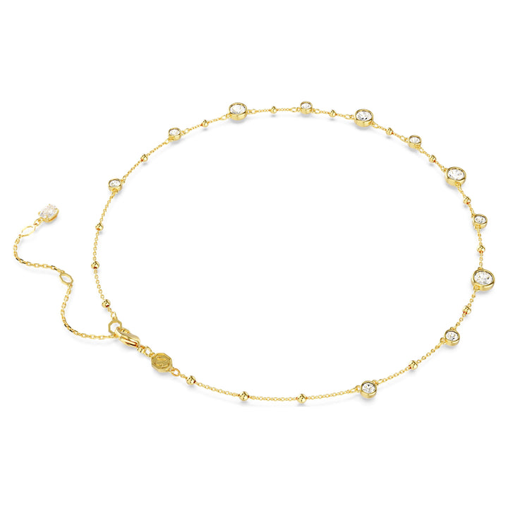 Swarovski Imber Gold-Tone Plated Necklace With Clear Crystals 5680090