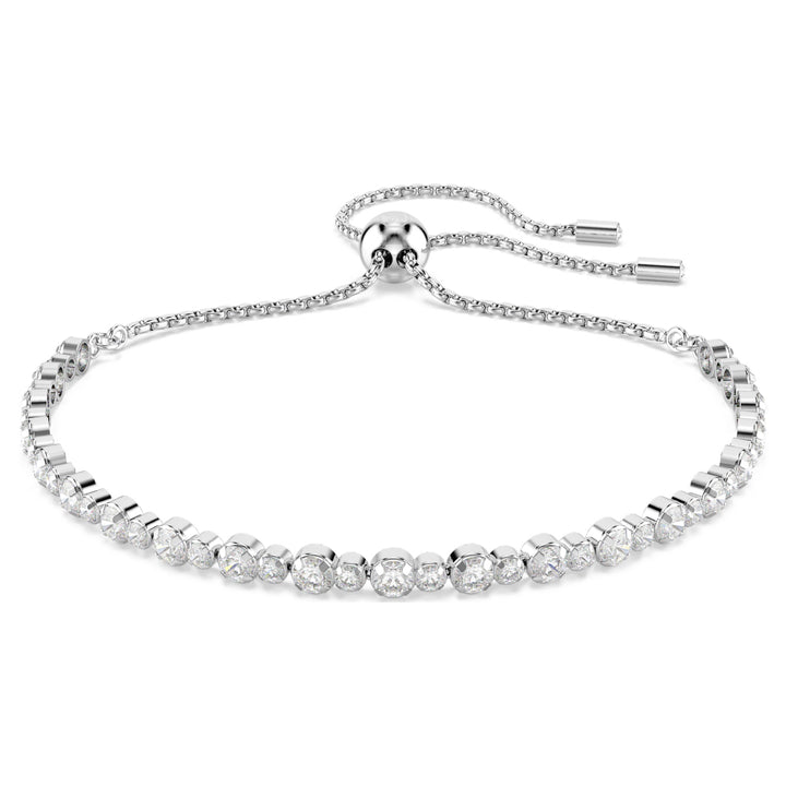 Swarovski Matrix Rhodium Plated Bracelet With Clear Zirconia's 5677813