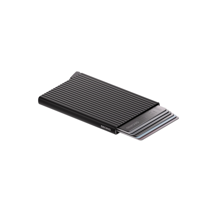 Secrid Fluted Black Premium Cardprotector