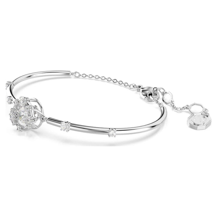 Swarovski Constella Rhodium Plated Bracelet With Clear Cubic Zirconia 5743523