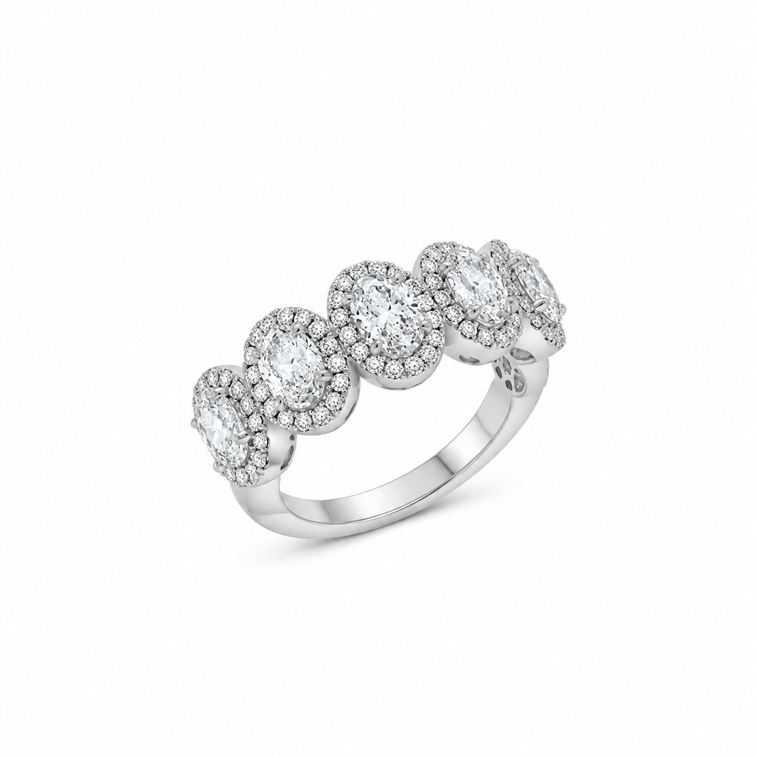 Platinum 0.71 CTW Diamond Woman's Ring