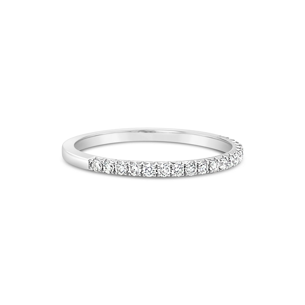 18K White Gold SI2 F/G 0.20 CTW Diamond Women's Wedding Band