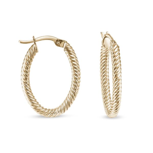 Precious Metal (No Stones) Earring