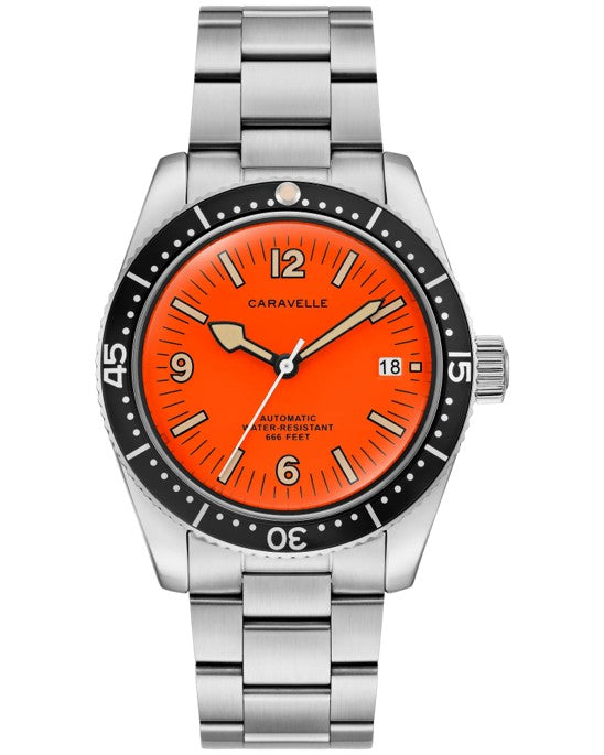 Caravelle Vintage Sea Hunter Men's Automatic Watch 43B177