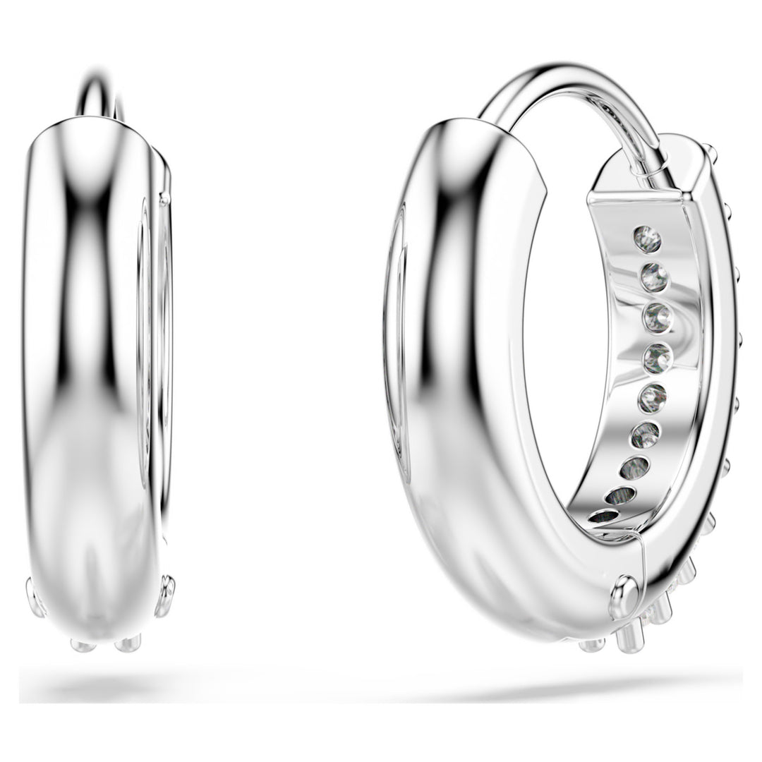 Swarovski Matrix Rhodium Plated Earrings With Clear Zirconia's 5701600