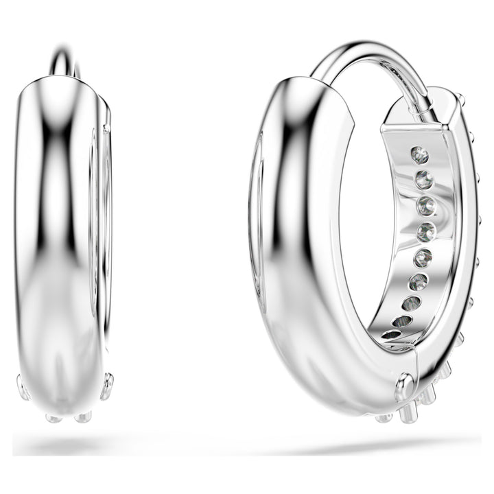 Swarovski Matrix Rhodium Plated Earrings With Clear Zirconia's 5701600