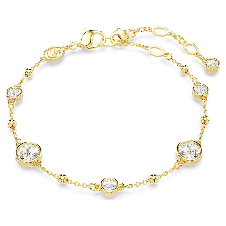 Swarovski Imber Gold-Tone Plated Bracelet With Clear Crystals 5680094