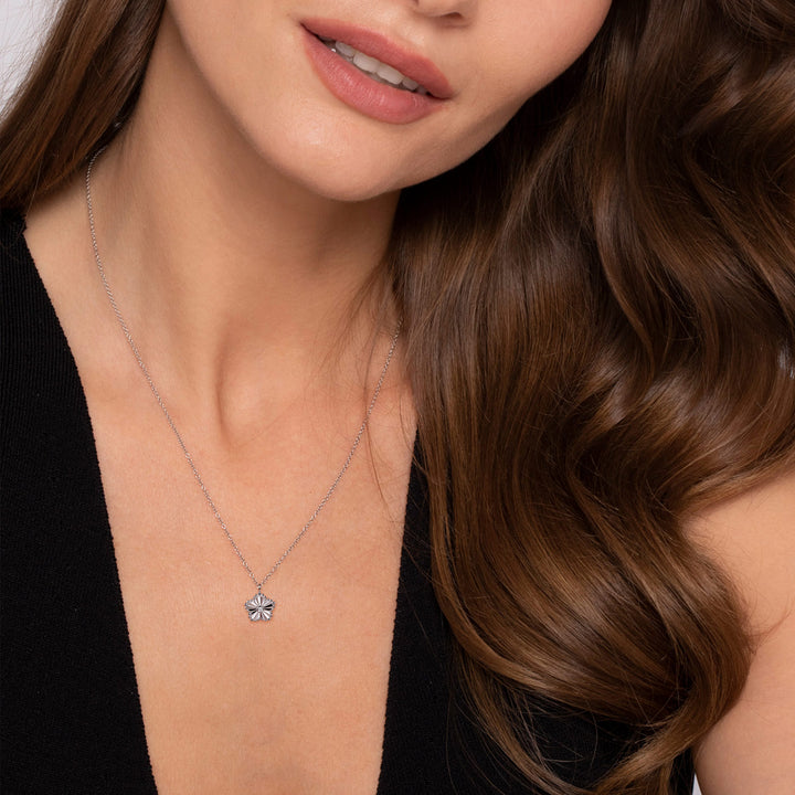 Sterling Silver Gabriel & Co Diamond Pendant Bujukan