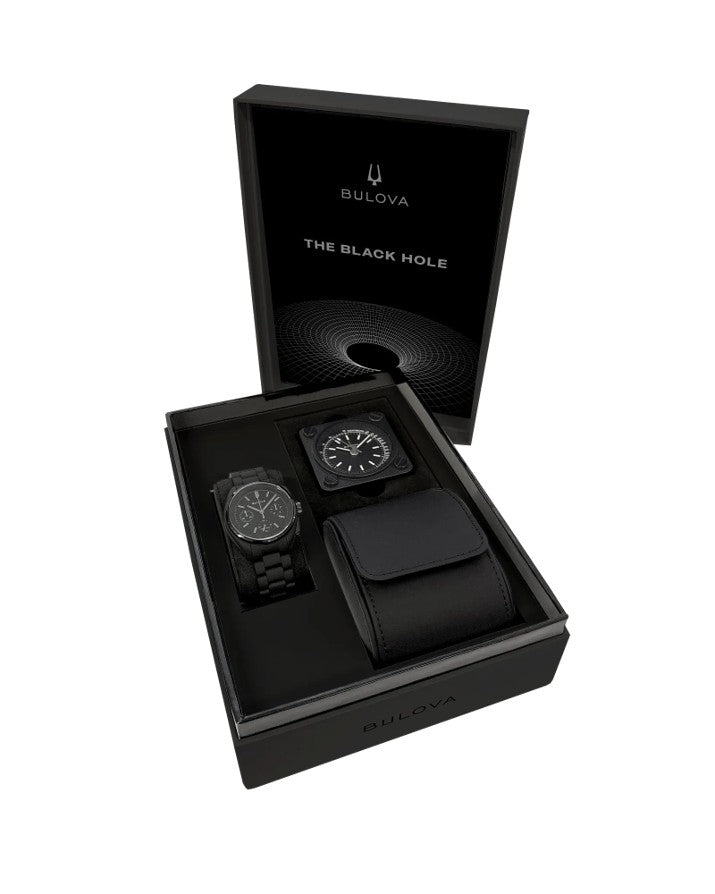 Bulova Lunar Pilot Black Hole Men's High-Precision 262kHz Quartz Watch 98A335