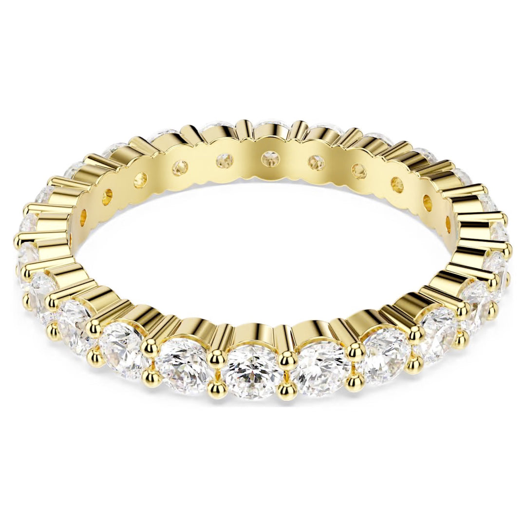 Swarovski Matrix Gold-Tone Plated Ring With Clear Cubic Zirconia 5750615