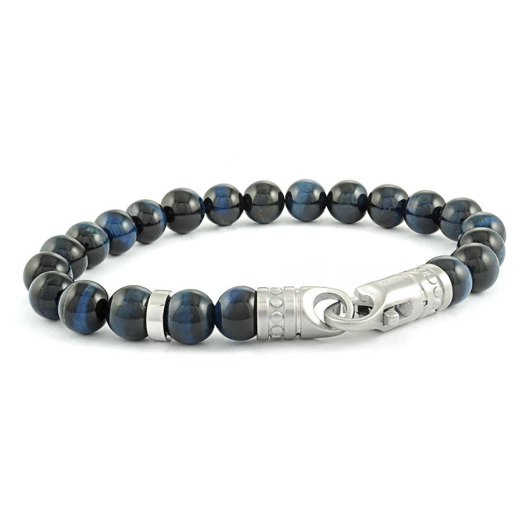 Italgem BlueTiger's Eye Beaded Bracelet